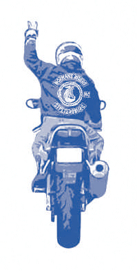 Колонна по одному - Поднят один палец